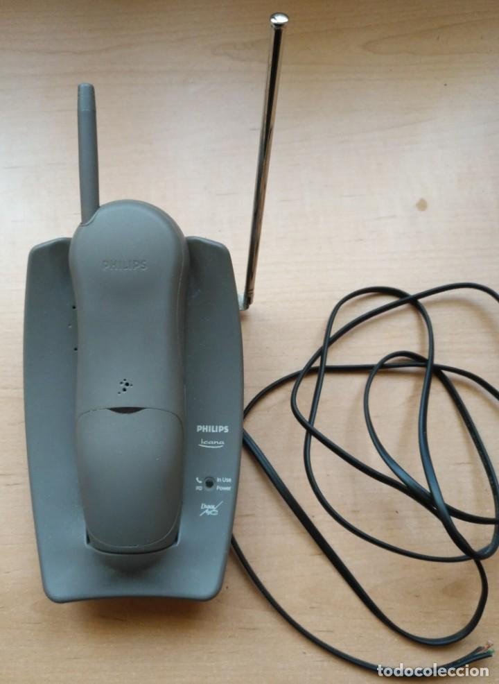 Segunda mano: Tel&eacute;fono mesa PHILIPS Icana - DZNS MC - Con cable cortado - - Foto 1