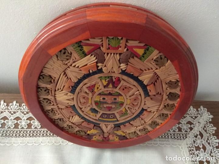 Segunda mano: CALENDARIO AZTECA ARTESANAL HECHO EN MEXICO - Foto 1