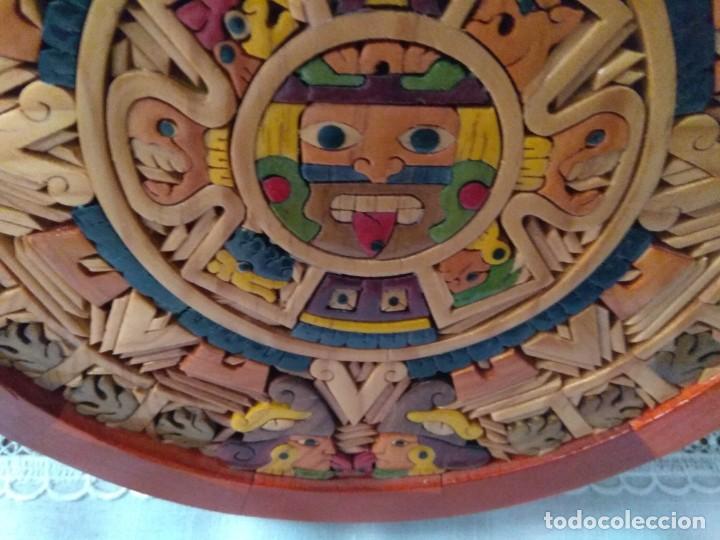 Segunda mano: CALENDARIO AZTECA ARTESANAL HECHO EN MEXICO - Foto 5