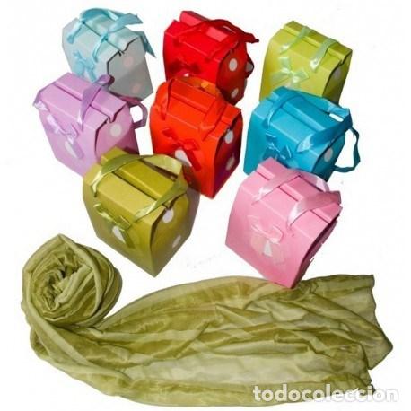 Segunda mano: Pasmina en caja de regalo color roja - Foto 3