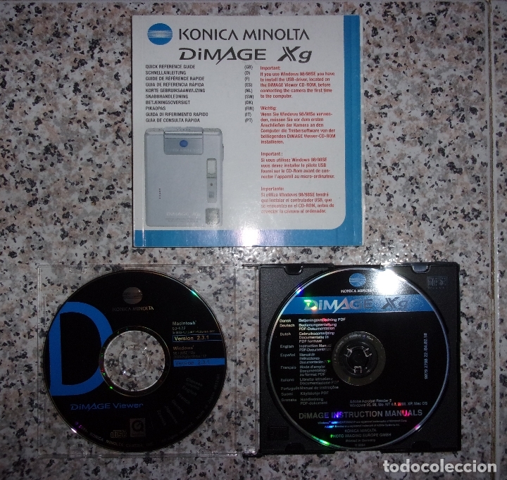 Segunda mano: SOFTWARE DIMAGE KONICA MINOLTA. - Foto 1