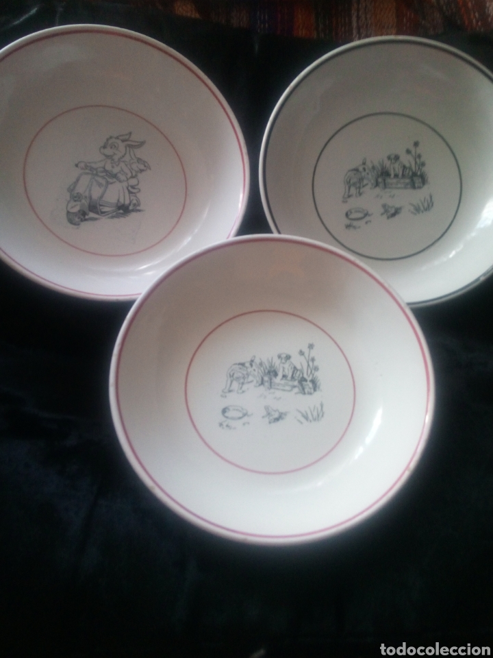 Segunda mano: Tres platos antiguos Oset - Foto 4