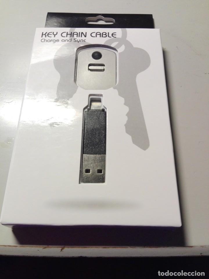 Segunda mano: Key Chain Cable compatible iPhone 5/5S/5C - Foto 1