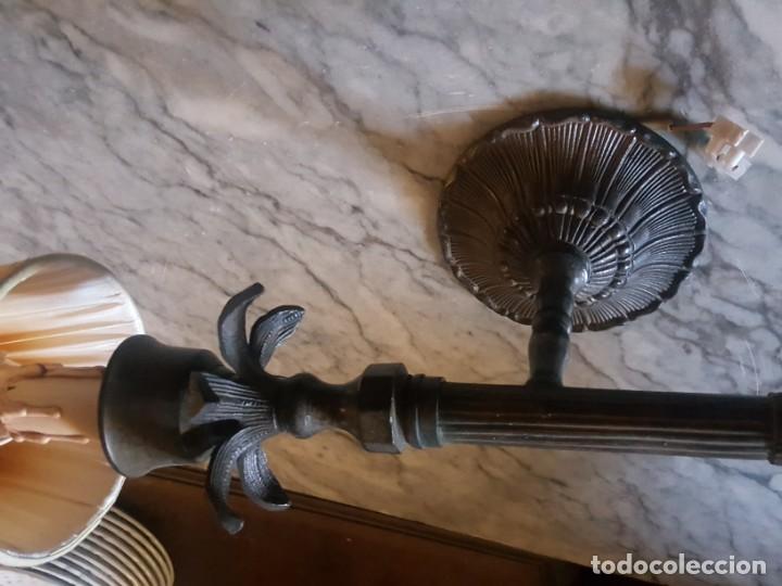 Segunda mano: Aplique de pared en metal en funcionamiento. - Foto 3