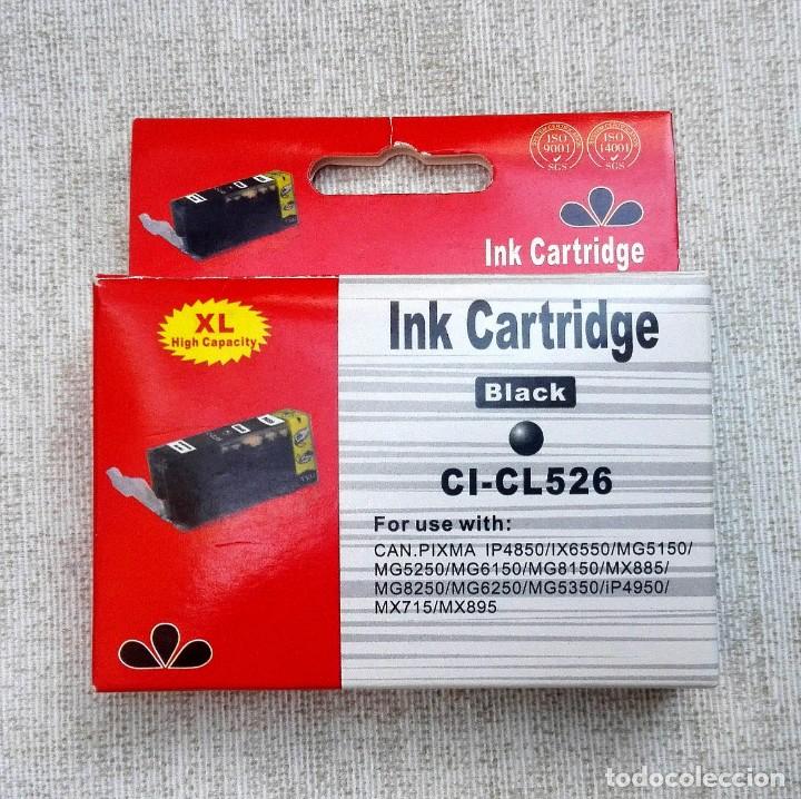 Segunda mano: TINTA NEGRA CANON CI-CL526 - Foto 1