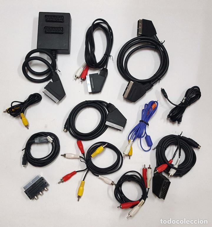 Segunda mano: Lote de 12 cables. AUDIO-VIDEO-EUROC:RCA... - Foto 1