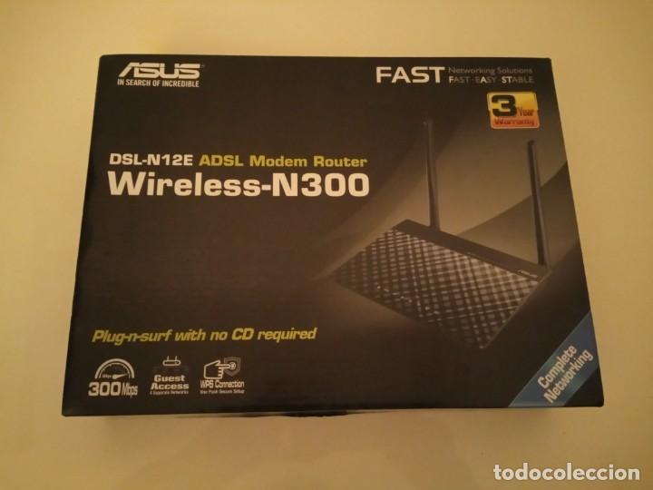 Segunda mano: M&oacute;dem Router ASUS DSL-N12E con caja - Foto 12