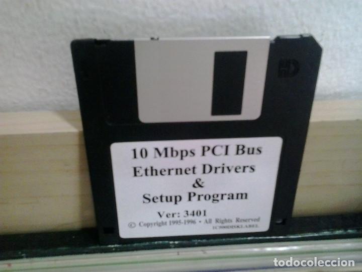 Segunda mano: LMV - Disquete, 10 Mbps PCI Bus Ethernet drivers & Setup program, Ver: 3401 - Foto 1