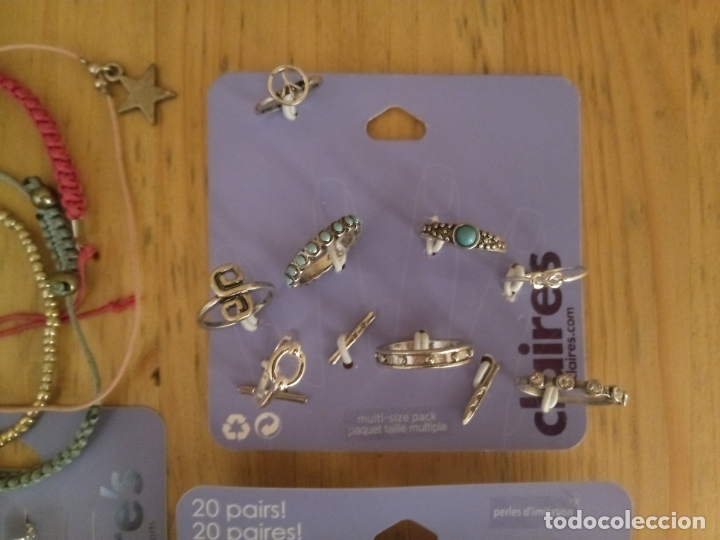 Lote de 4 pulseras - 8 anillos - 19 pendientes - Vendido en Venta Directa -  171489867