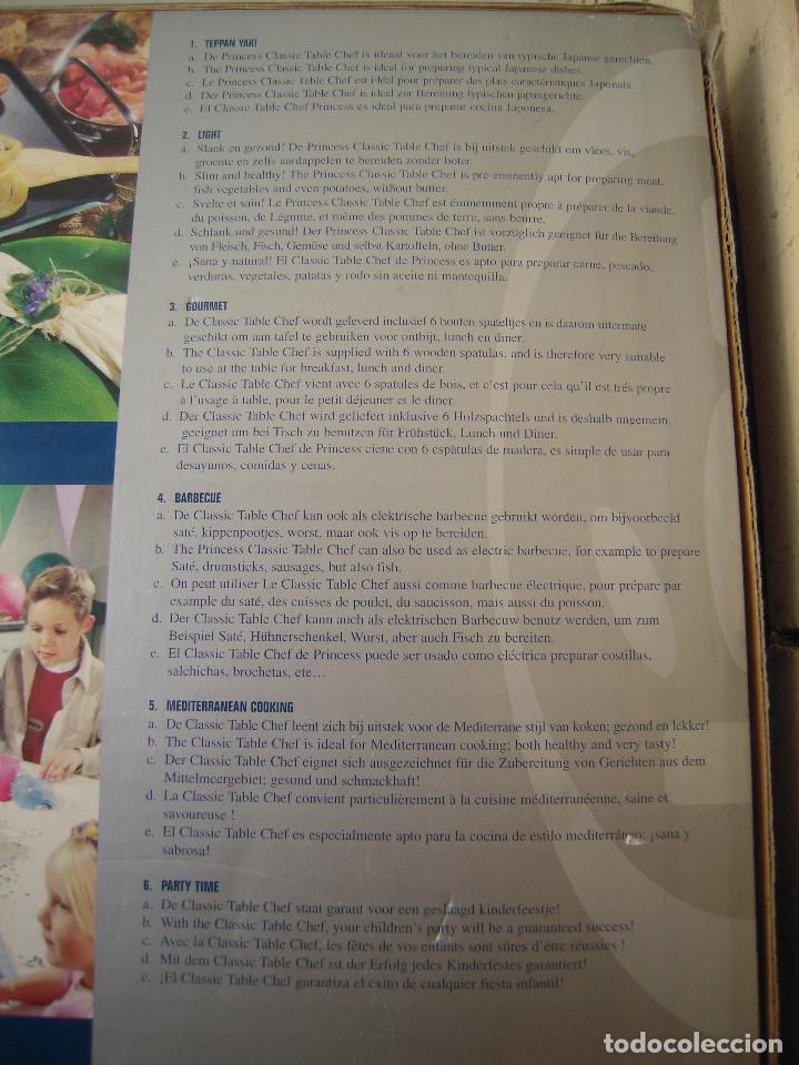 Segunda mano: Plancha Princess Classic Table Chef 2200 2 - Foto 5