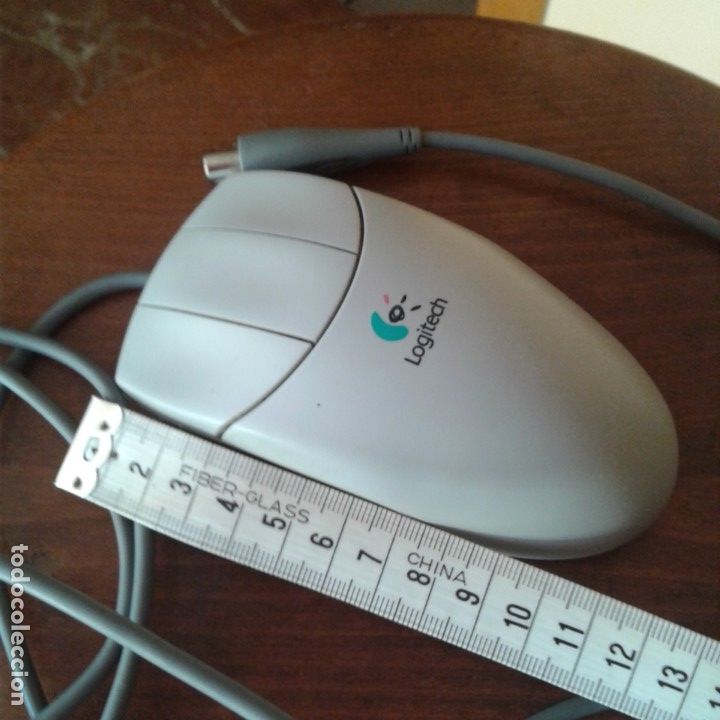 Segunda mano: Rat&oacute;n/mouse Logitech de los primeros, sin probar - Foto 3