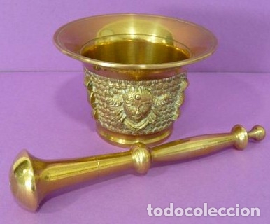 Segunda mano: ALMIREZ DE BRONCE ANTIGUO - Foto 4