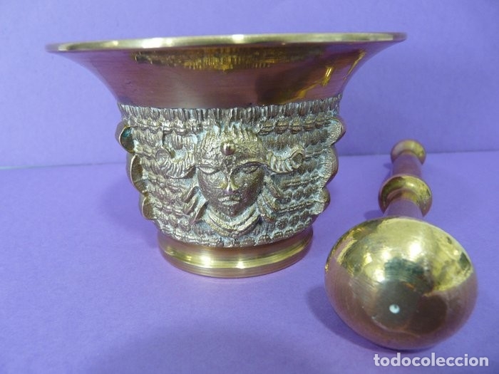 Segunda mano: ALMIREZ DE BRONCE ANTIGUO - Foto 5