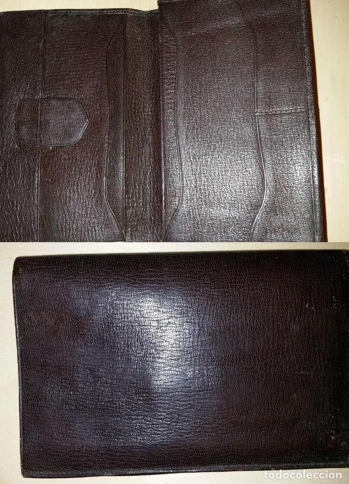 Segunda mano: BILLETERO/ PORTA DOCUMENTOS,PIEL MARRON. - Foto 1