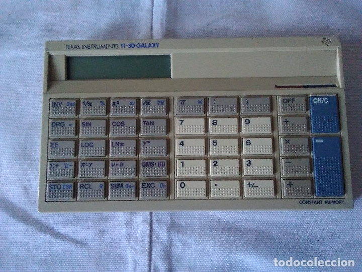 Segunda mano: 12-ANTIGUA CALCULADORA TEXAS INSTRUMENTS TI-30 GALAXY, funciona. - Foto 5