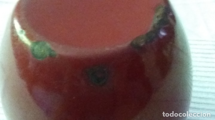 Segunda Mano: Olla vintage de porcelana roja - Foto 5 - 174328905