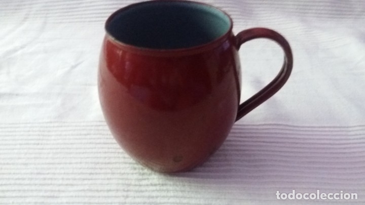 Segunda Mano: Olla vintage de porcelana roja - Foto 6 - 174328905