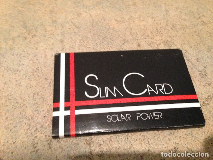 Segunda mano: Calculadora solar de bolsillo,De caja Espa&ntilde;a. - Foto 4