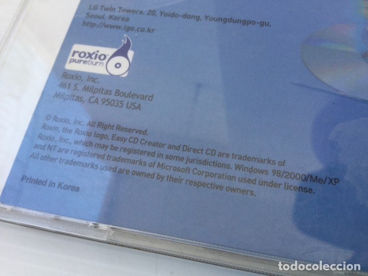 Segunda mano: CD Recording Software &ndash; LG &ndash; Roxio ECDC y Direct CD - Foto 4