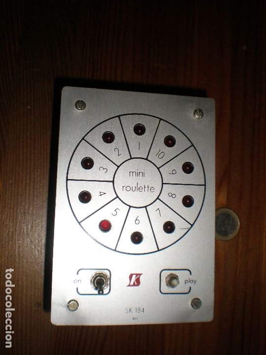 Segunda mano: RULETA ELECTRONICA,SALES KIT,A&Ntilde;O 1980 APROX. - Foto 1