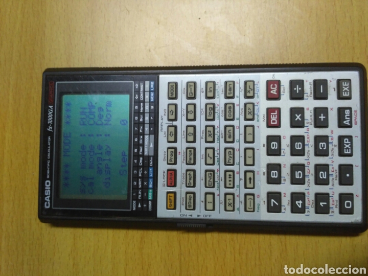 Casio Fx-7000 Ga Calculadora Cientifica Antigua - Vendido En Venta ...