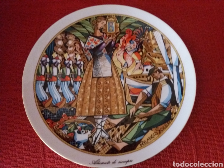 Segunda mano: PLATO DECORADO ALICANTE DE SIEMPRE REMIGIO SOLER- - Foto 1