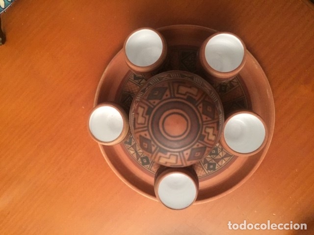 Segunda mano: Botella para licor de barro - Foto 2