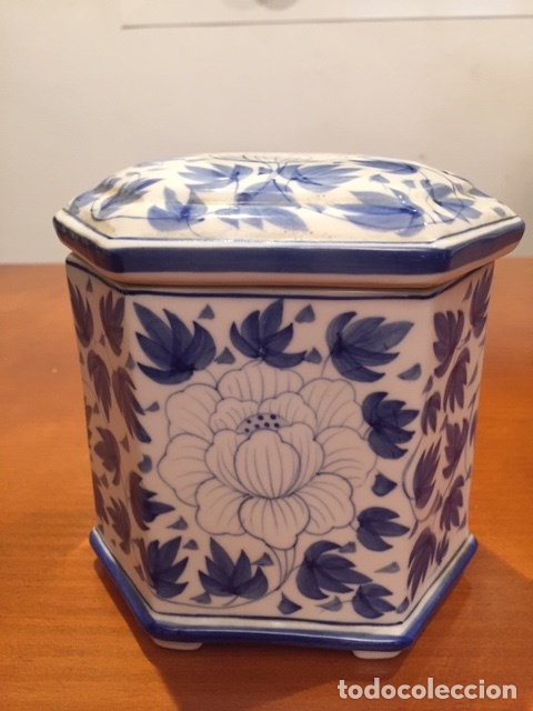 Segunda mano: Caja con tapa de ceramica - Foto 1