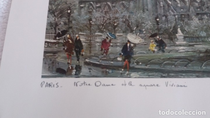 Segunda mano: Lamina de Par&iacute;s . Notre-Dane - Foto 2