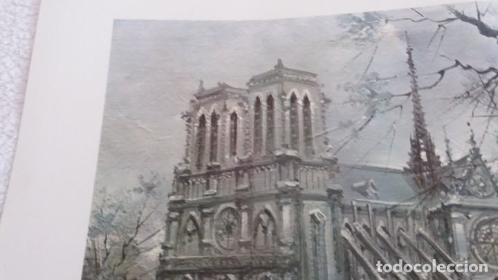 Segunda mano: Lamina de Par&iacute;s . Notre-Dane - Foto 5