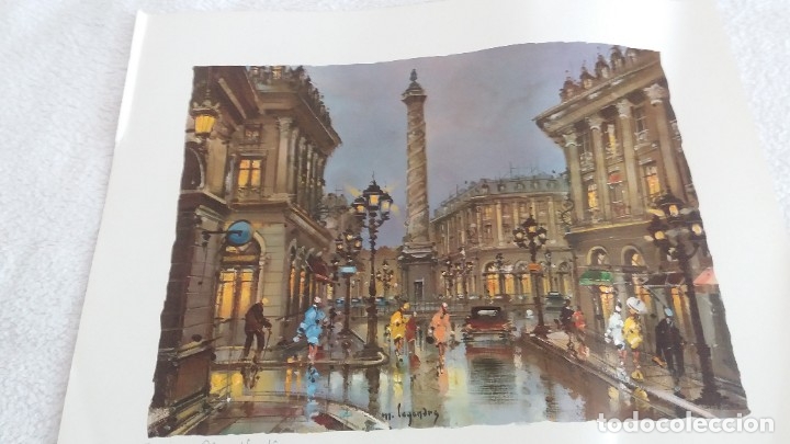 Segunda mano: Lamina de Par&iacute;s .Plaza vendame - Foto 1