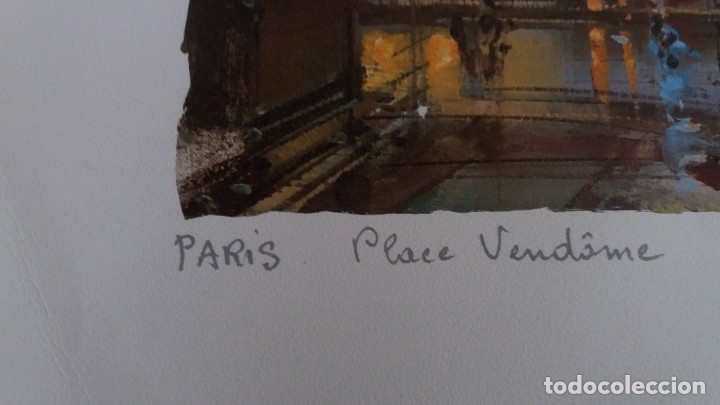 Segunda mano: Lamina de Par&iacute;s .Plaza vendame - Foto 6