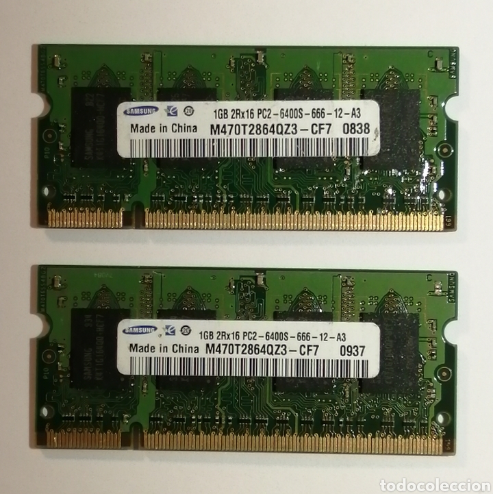 2 Gb Ram 1gb 1gb Samsung 1gb 2rx16 Pc2 6400 Buy Second Hand Electronic Products At Todocoleccion