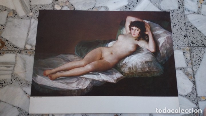 Segunda mano: Lamina De la maja desnuda de Goya - Foto 1