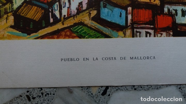 Segunda mano: Lamina De Pueblo de Mallorca - Foto 2