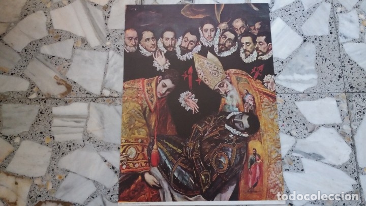 Segunda mano: Lamina del Entierro del conde de Orgaz - Foto 1
