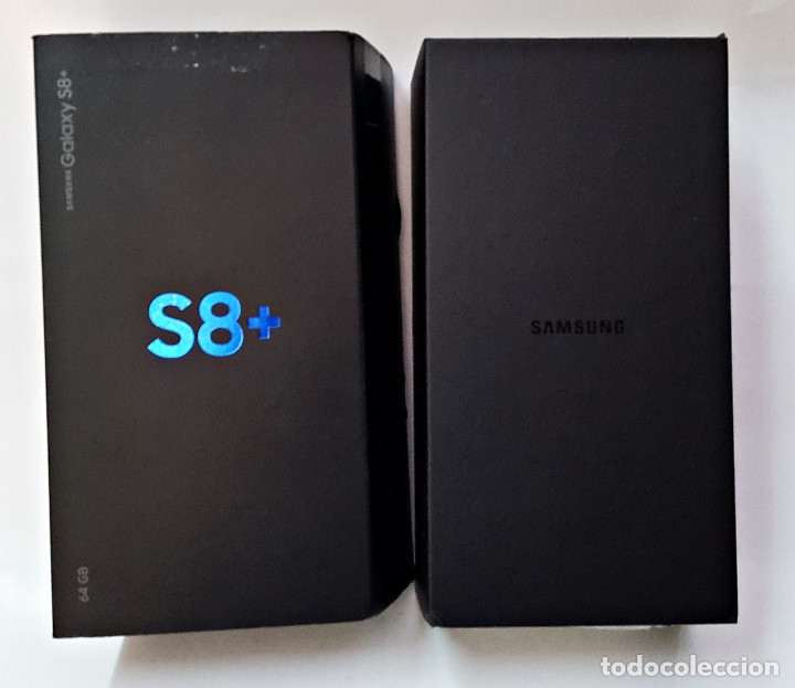 Segunda mano: Caja samsung galaxy s8+ Color Midnight Black. - Foto 1