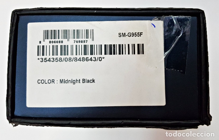 Segunda mano: Caja samsung galaxy s8+ Color Midnight Black. - Foto 4
