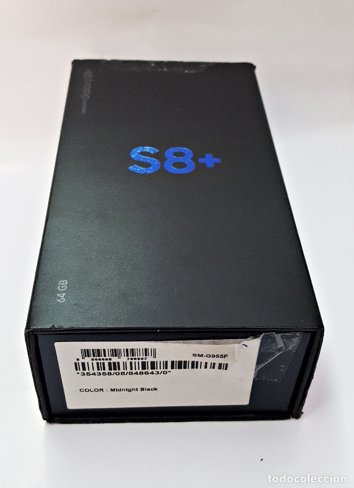 Segunda mano: Caja samsung galaxy s8+ Color Midnight Black. - Foto 5