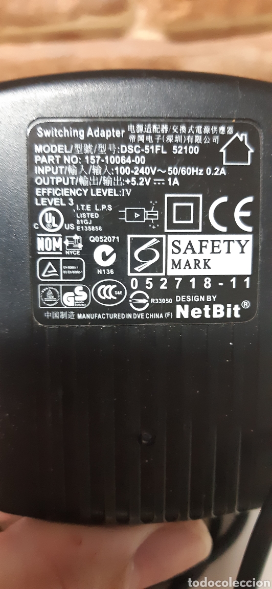 Segunda mano: Adaptador transformador cargador 5,2V - Foto 2