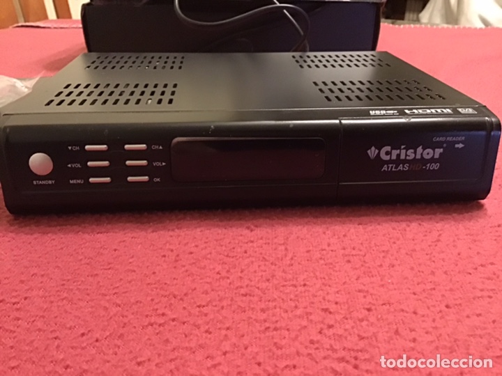 Segunda mano: RECEPTOR SAT&Eacute;LITE CRISTOR ATLAS HD 100 - Foto 3