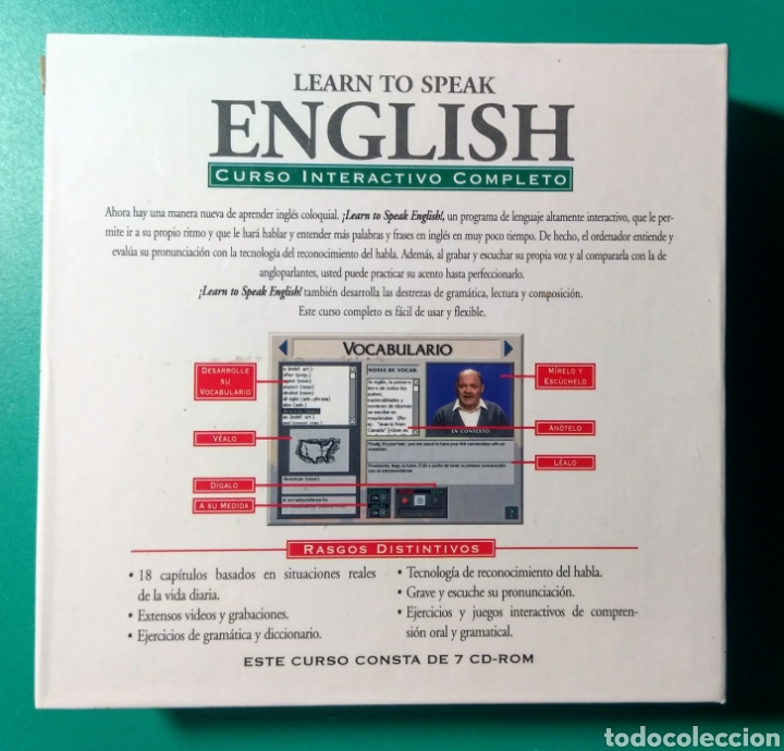 Segunda mano: 7 CDs. Curso interactivo de Ingl&eacute;s. La Vanguardia. - Foto 2