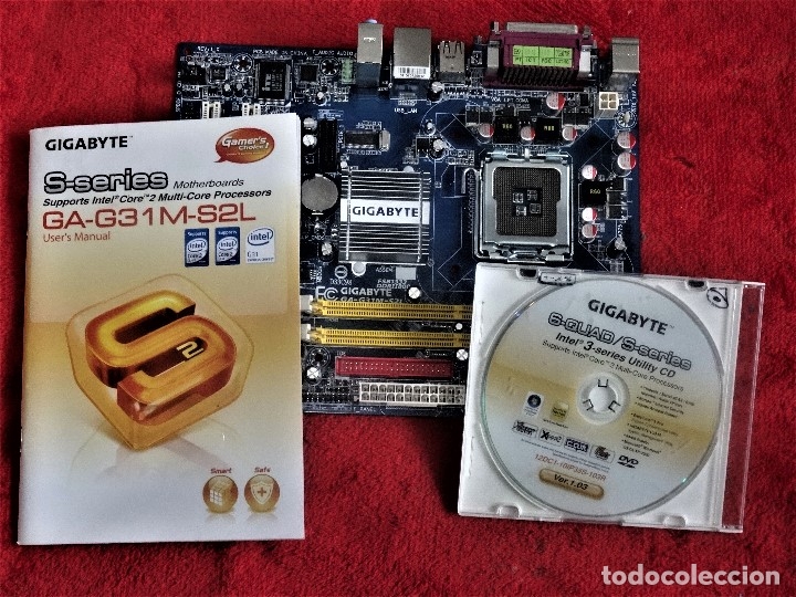 Placa Madre Gigabyte Ga G31m S2l Incluye Manual Comprar Articulos De Electronica De Segunda Mano En Todocoleccion