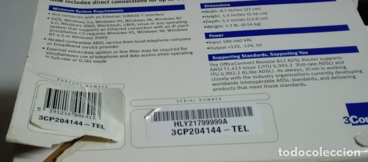 Segunda mano: Dos unidades del OfficeConnect Remote 812 ADSL Router - Foto 4