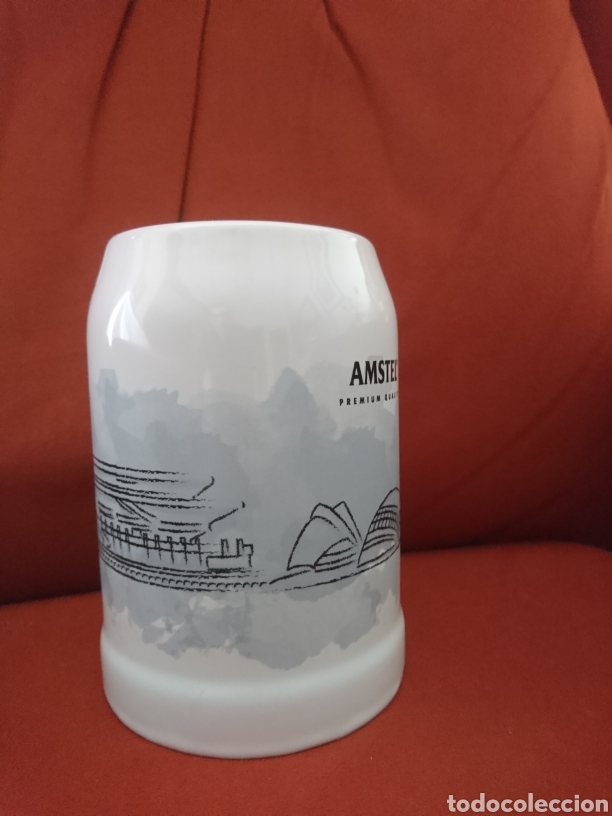 Segunda mano: VASO CERVECERO 1/2 LITRO DE LA MARCA AMSTEL - Foto 3