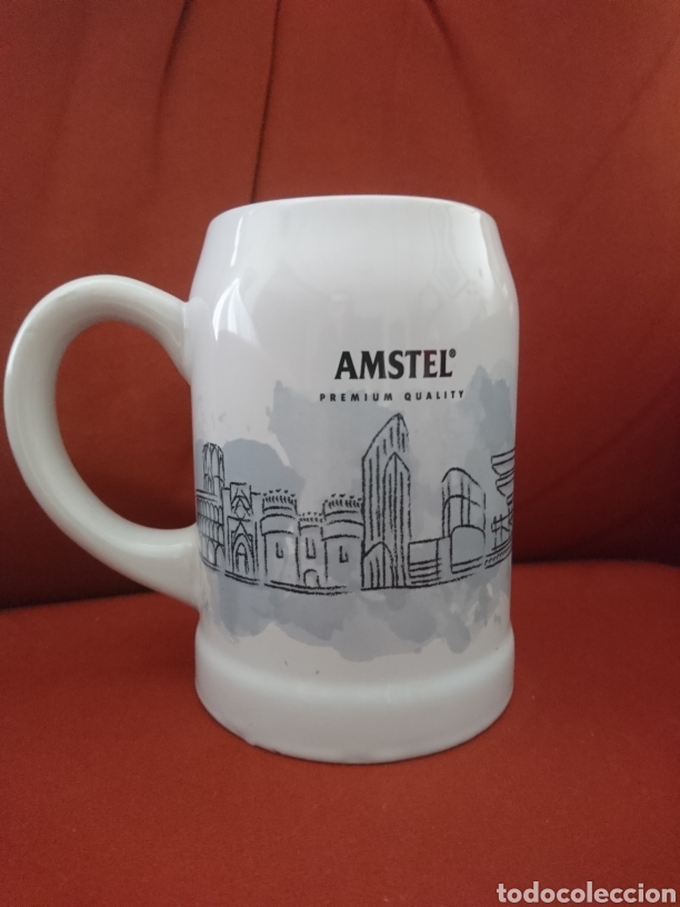 Segunda mano: VASO CERVECERO 1/2 LITRO DE LA MARCA AMSTEL - Foto 5