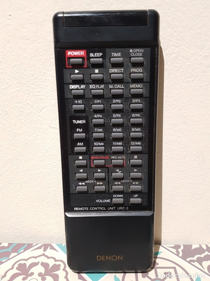 Segunda mano: MANDO A DISTANCIA CONTROL REMOTO REMOTE CONTROL UNIT RC-3 PARA DENON - Foto 1