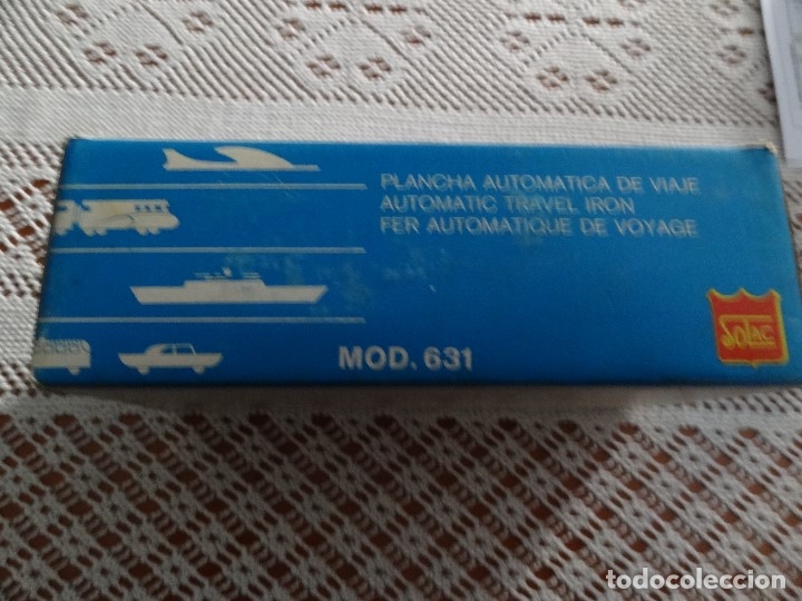 Segunda mano: Plancha antigua de viaje Solac - Foto 6