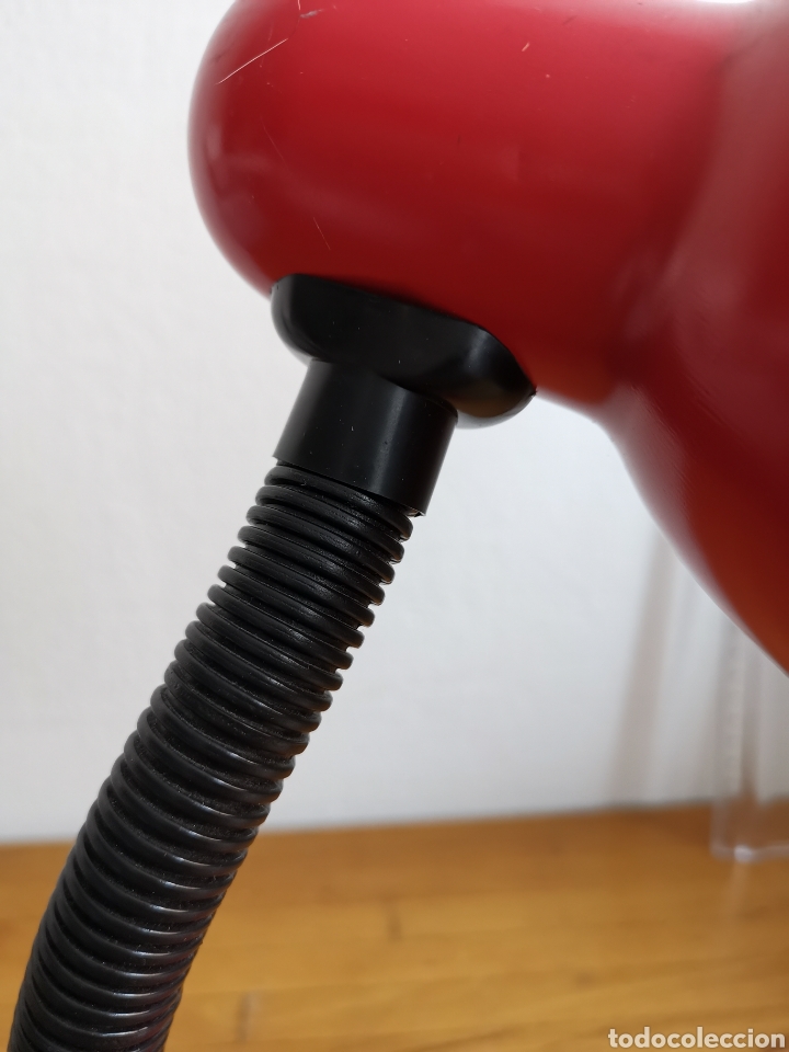 Segunda mano: L&aacute;mpara de despacho roja vintage - Foto 7