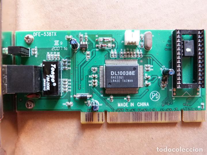 Segunda mano: Tarjeta de red PC modem D-Link DFE-538TX PCI 10/100 Ethernet Lan - Foto 2